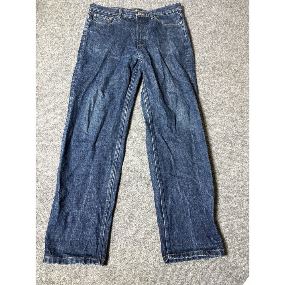 A.P.C. Jean Martin Jeans Mens 32x29 Blue Straight Regular Fit Medium Wash Denim